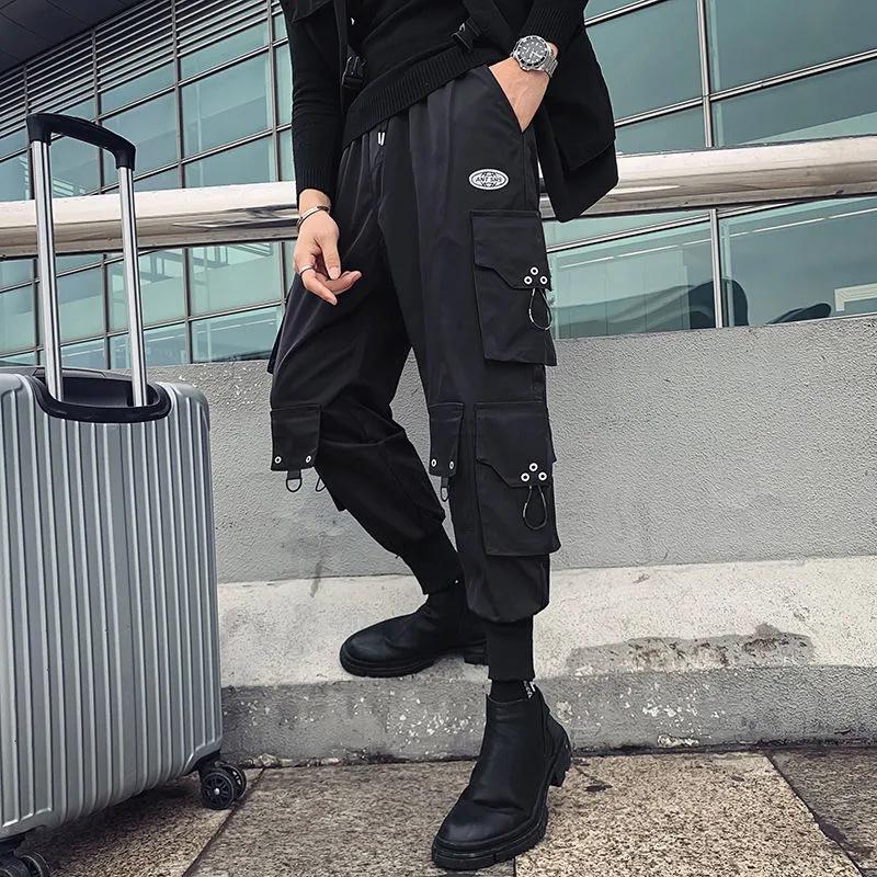 

Мужские рабочие брюки: Износостойкие мотоциклетные брюки во французском, европейском и американском стиле M чёрный