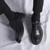 Fashion Luxury men's leather shoes Comfortable daily high-quality style Elegant work or party Thick soled height increasing shoes
