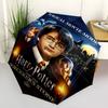 1pc Harry Potter, Sorcerer's Stone Automatic Folding Umbrella - Compact 8-Rib Design, Durable Plastic & Iron1043L