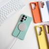 Originial Pattern Wave Liquid Silcione For Magsafe Case For Samsung Galaxy S26 S25 S24 S23 Ultra Plus Matte Magnetic Cover Funda
