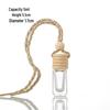 Glass Car Diffuser Bottle with Lanyard, 8ml/10ml, High-Value Aromatherapy Refillable Pendant with Lid.