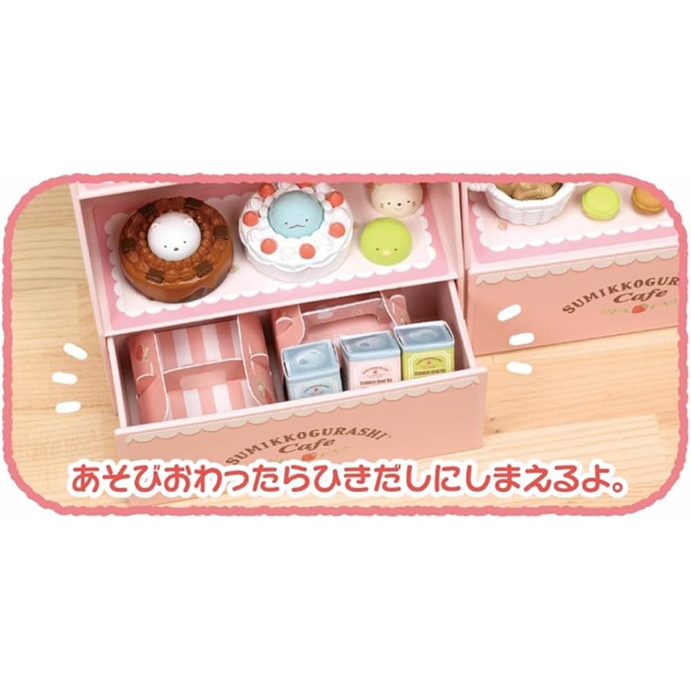 Takara Tomy Licca Sumikko Gurashi Café Doll Set with Accessories for Pretend Play Ages 3 and Up