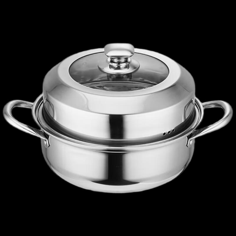 Yibai Kapuer YP-8035 28cm Stainless Steel Steamer Pot