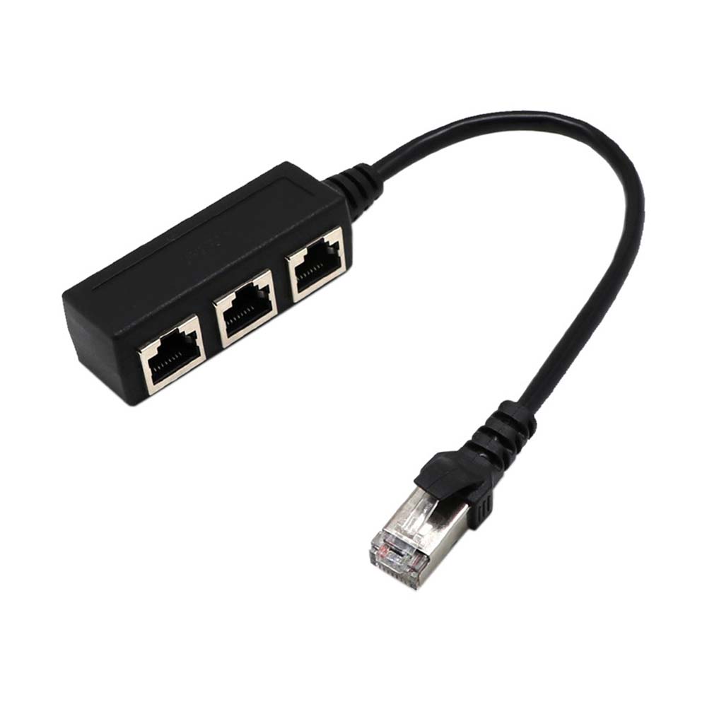 To Female Connector Extension Adapter Splitter Port Network Splitter Rj45 Adapter Ethernet Adapter