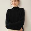 Autumn/Winter Women's Slim Fit Cable Knit Cashmere Sweater Pullover