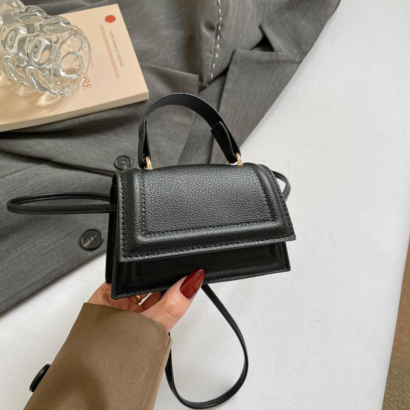Versatile Simple Fashion Daily Small Square Crossbody Shoulder Handbag