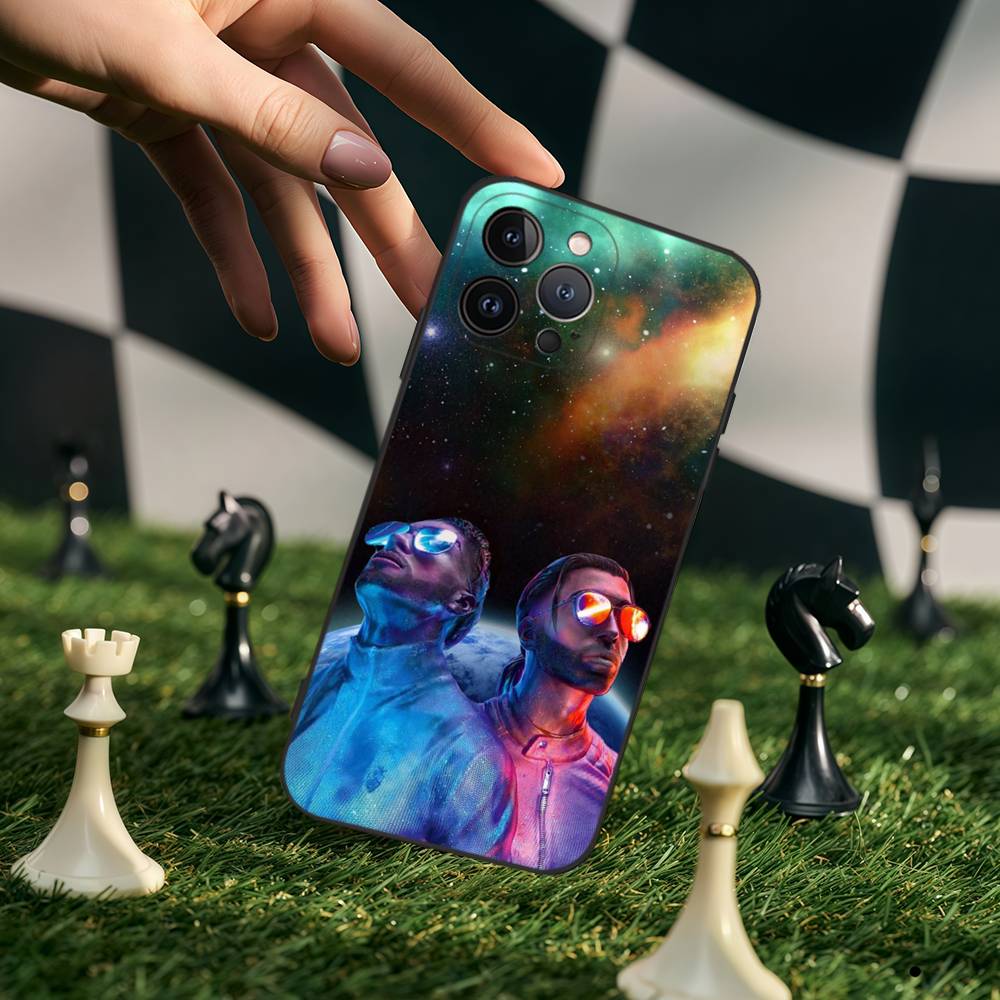 

France P-PNL Rapper Phone Case For IPhone 17 Pro Max 16 15 14 13 12 11 Plus Mini Silicone Black TPU iPhone 15 pro
