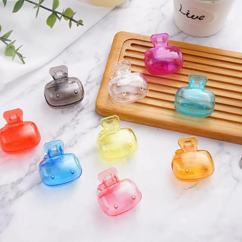 1/3pc Portable Plastic Toothbrush Head Cover Clips Dustproof Head Protector Cap Travel Hiking Camping Bathroom Accessories