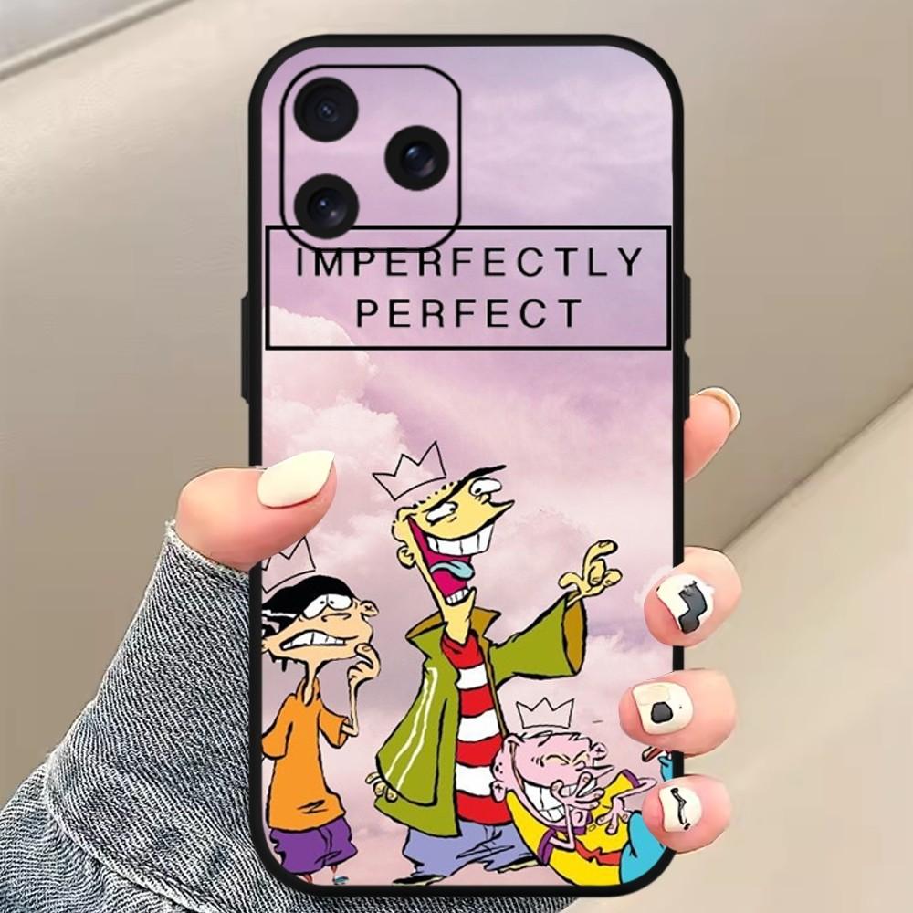 Ed Edd N Eddy Cartoon Phone Case For Xiaomi 10 12 Poco M3 X3 Nfc Redmi 10 11S Lite Ultra 4G 5G Black Soft Shelll