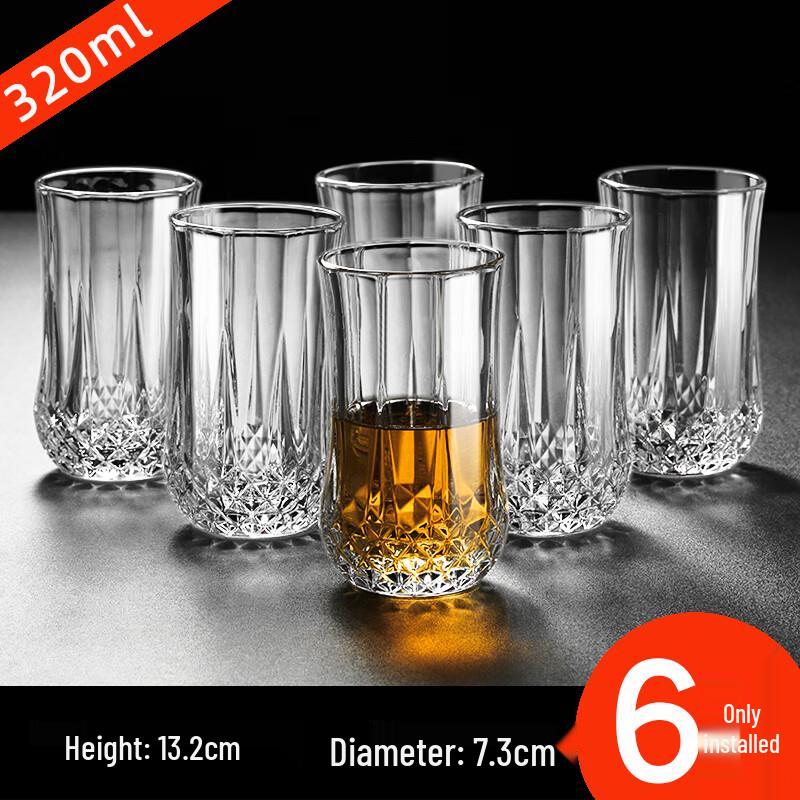 Diamond Cut Whiskey Glass Set
