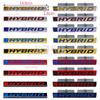 Car Styling Hybrid 3D Grill Rear Trunk Metal Chrome Zinc Alloy Emblem Badge