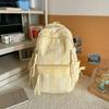 Schoolbag Female Japanese ins Small Fresh Junior High School High School Striped Backpack Light Casual College Student Backpack