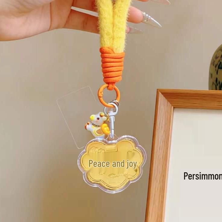 

2026 Цельное 999 пробы Золото Четырехлистный Клевер Удача Брелок-Подвеска