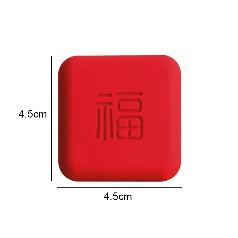 Silicone world Door Stoppers Wall Protection Safety Shock Absorber Door Handle Bumpers Self Adhesive Round SquareWall Protectors