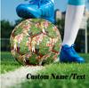 Custom Text Size 5 Soccer Ball, Standard Match Football For OutdoorBibi & Tina