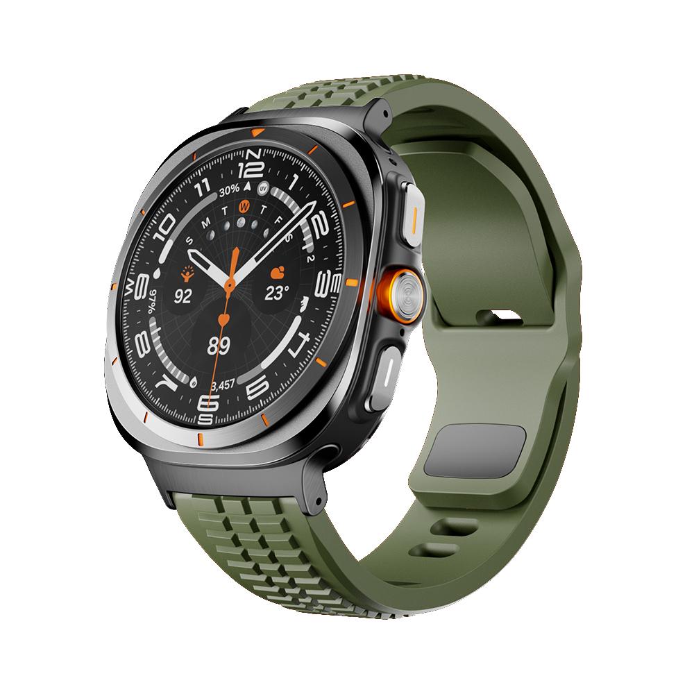 Sport Silicone Strap for Samsung Galaxy Watch Ultra 2025 Bracelet Men Wrist Band for Samsung Galaxy Watch Ultra 47mm 2024 Correa