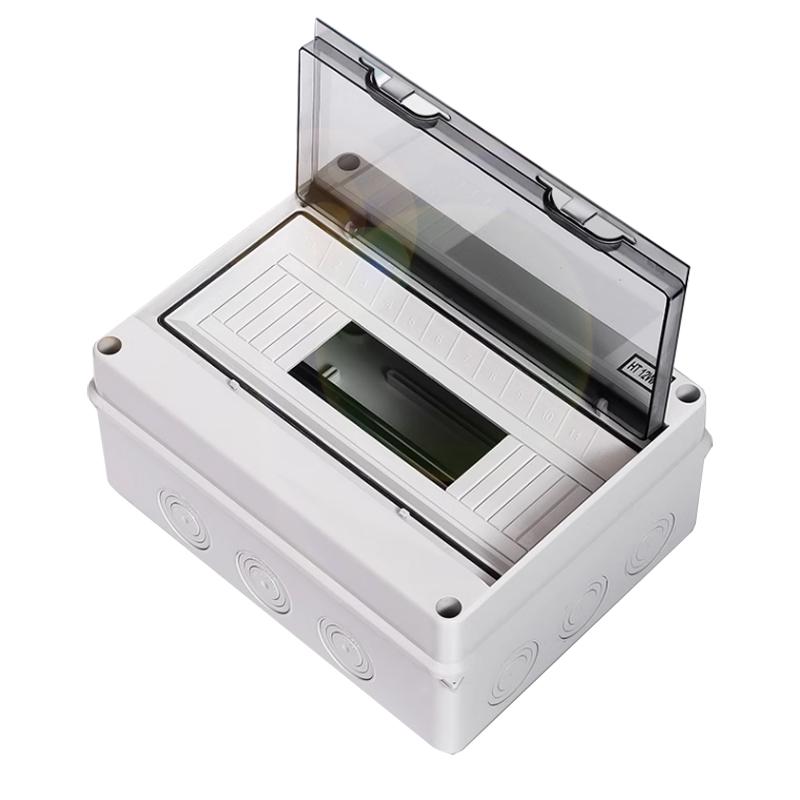 HT Series Junction Box 2/3/5/8/12/15/18/24WAY PC Plastic Outdoor Electrical IP65 Waterproof Distribution Box Switch Box Fuel Injectors 6