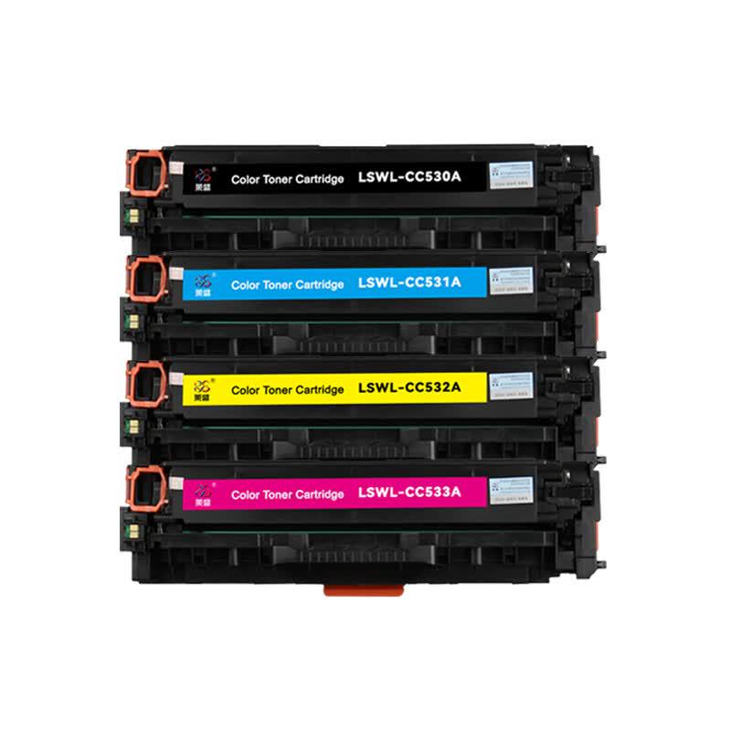 Set de Cartuchos de Tóner Compatibles Layseng CC530A/304A para Impresoras HP/Canon