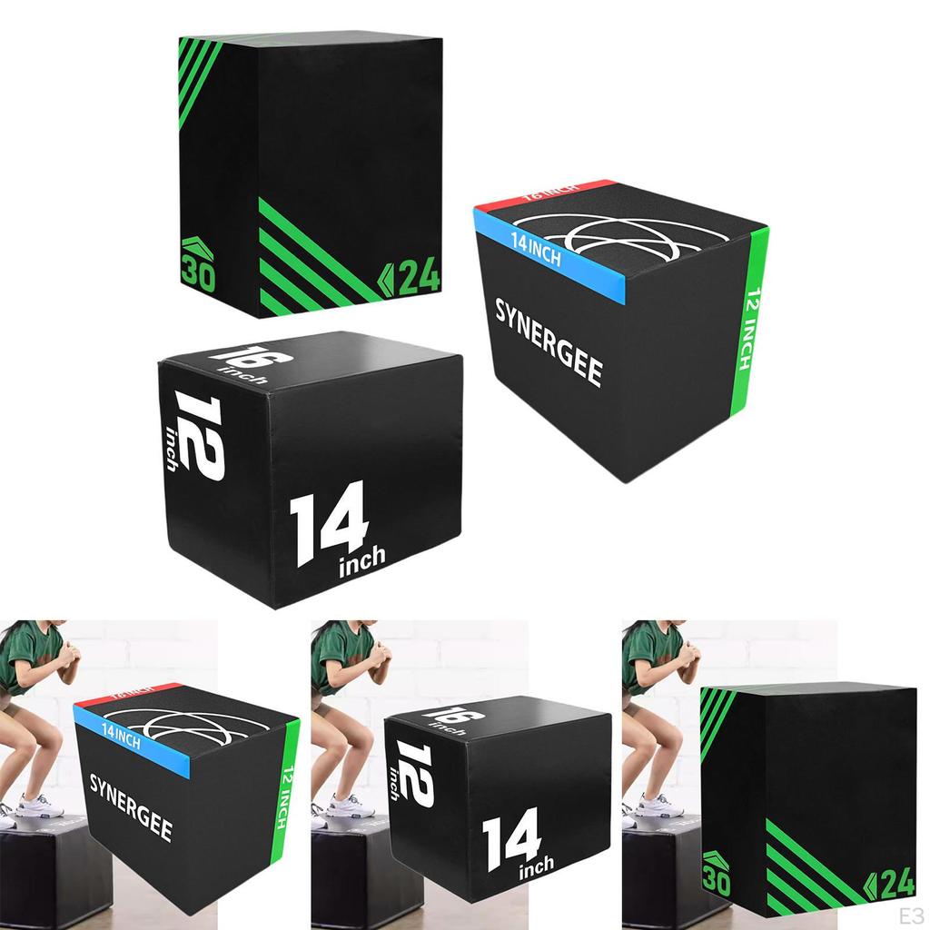 3-in-1 Softbox für Ausfallschritte, Kniebeugen, Sprungübungen