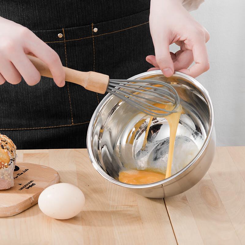 ZISIZ Silicone Base Salad & Mixing Bowl