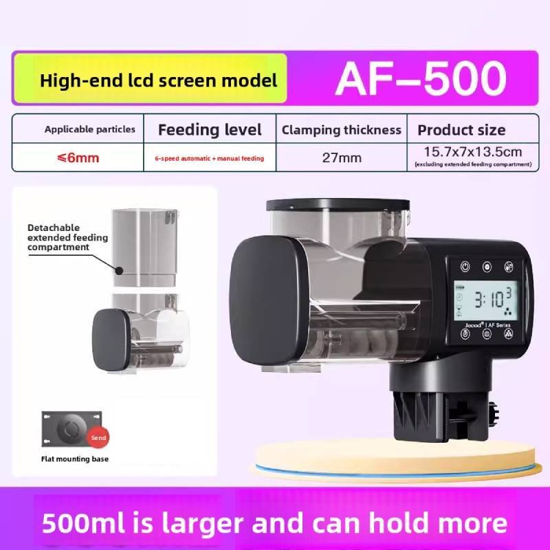 Fish Tank Automatic Feeder With Digital Timer For Aquarium Enthusiasts