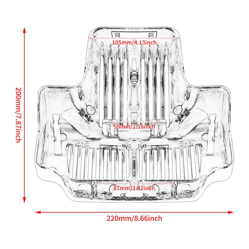 Motorcycle ABS Stock Oil Cooler Cover For Harley Touring Electra Road Glide Road King FLHR CVO Street Glide FLHXS FLRT 2011-2015