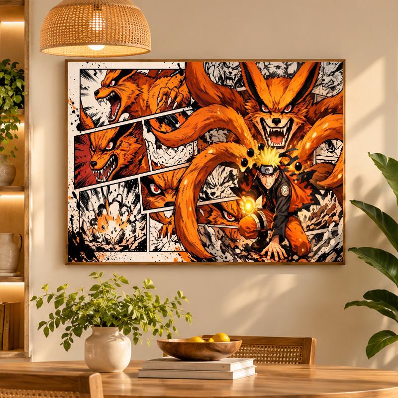 5D Diamond Painting Naruto Uzumaki DIY Full Drill Diamond Art Kit Home Decoration