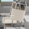 Knife Holder and Utensil Holder Stainless-Steel,Knife Storage with Slots for Scissors,Sharpening Rod,Stable Knife Organizer