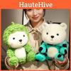 Fluffy Transform White Bear Plush Toy For Kids With High-quality Pp Cotton Filling
