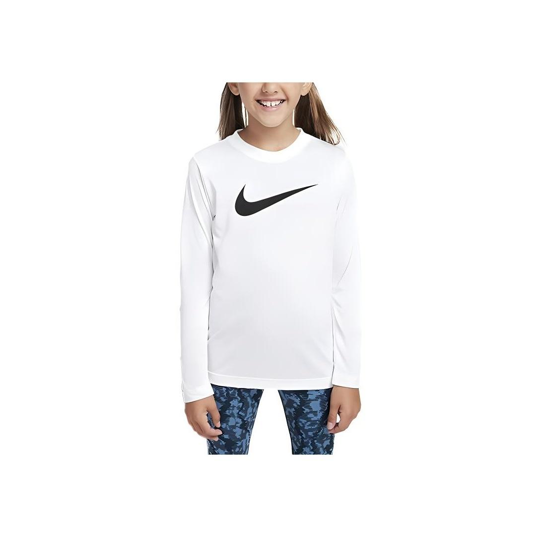 

Nike Футболка Dri-Fit Legendary Comfort с длинным рукавом, отводящая пот, для детей, белая FZ5192-100 XL