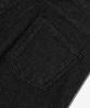 Road Road Maxi Denim Cutoff A-Line Long Skirt (Black Denim)