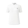 Fila Tennis Simple Classic Basic Sports Casual Comfortable Versatile Breathable Short Sleeve Polo Shirt Women tops Jade-White A11W623104FWT
