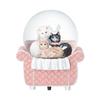 Francfranc Snow Globe Cat Sofa, Large, Pink, Christmas Music Box, Interior Decor, 2025 Model