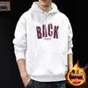 Men's Heavyweight Letter Print Hoodie - Autumn/Winter Thick Casual Jacket for Teens & Adults