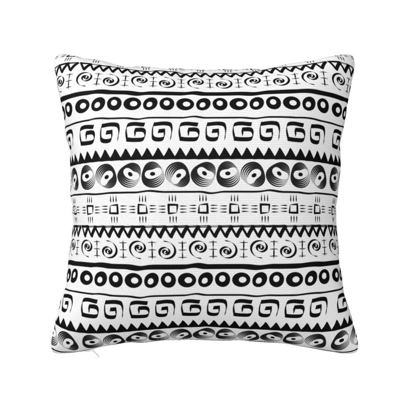 Afrikaanse Etnische Ankara Stijl Kussenhoes x cm Polyester Zachte Plaid Kussenhoes Voor Bank Zitdecoratie Beddengoed Kussensloop