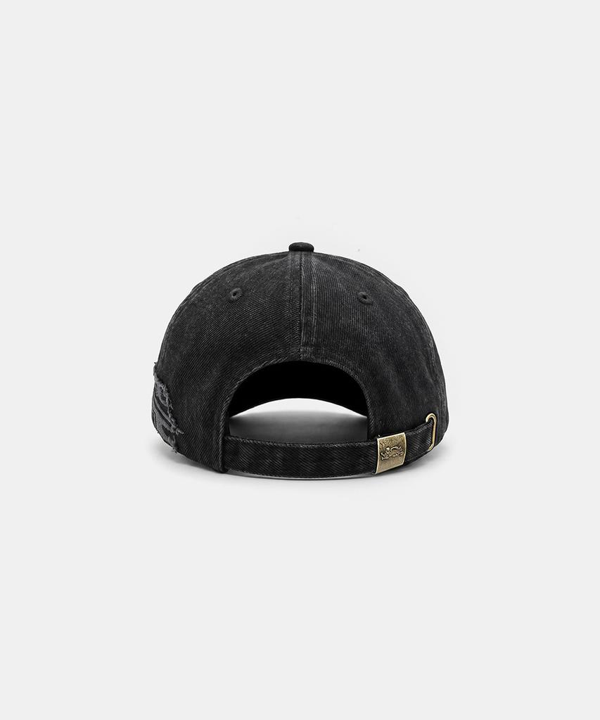 BADBLOOD Mystic Distressed Ball Cap - Black
