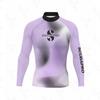 Cross-border special for printed long-sleeved surf suits, tight anti-chlorine wetsuits, beach sunscreen jellyfish suits