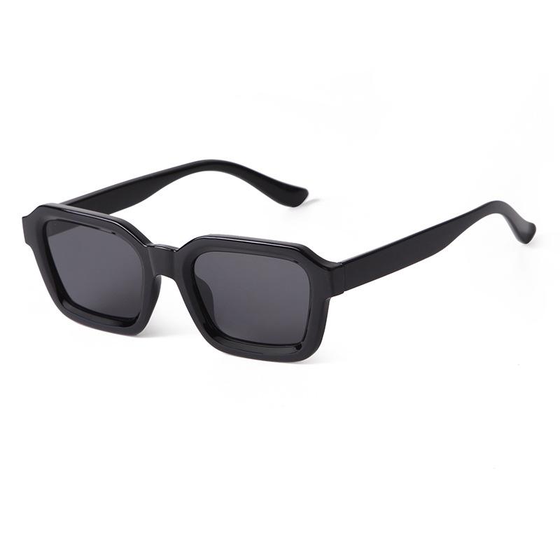 Classic Retro Tortoiseshell Square Sunglasses Women Men Brand Designer Fashion Thick Frame Gradient Blue Sunglasses