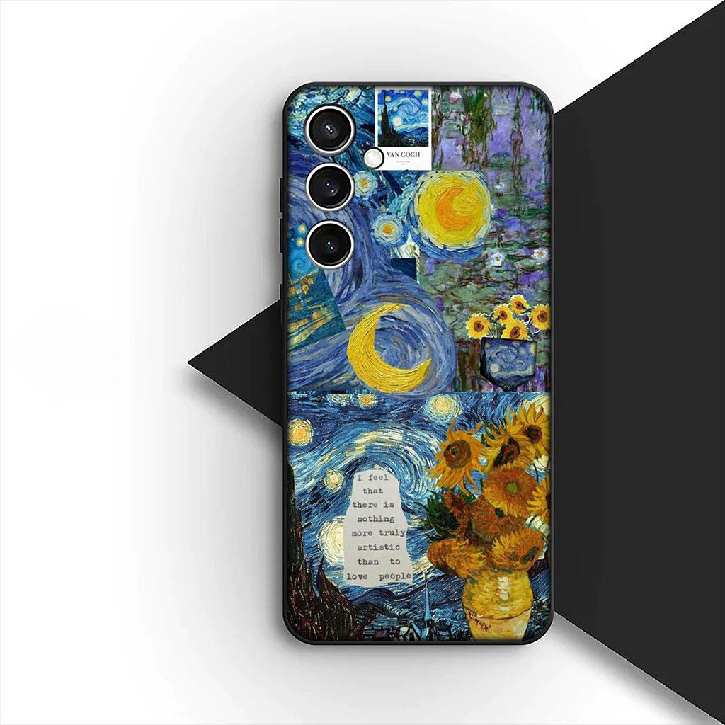 

Casing Phone Cover for Xiaomi Poco C75 C65 C71 C85 X7 X6 M7 F7 F8 Ultra F6 Pro Case Starry Night Van Sunflower Gogh Painting Poco x7 pro