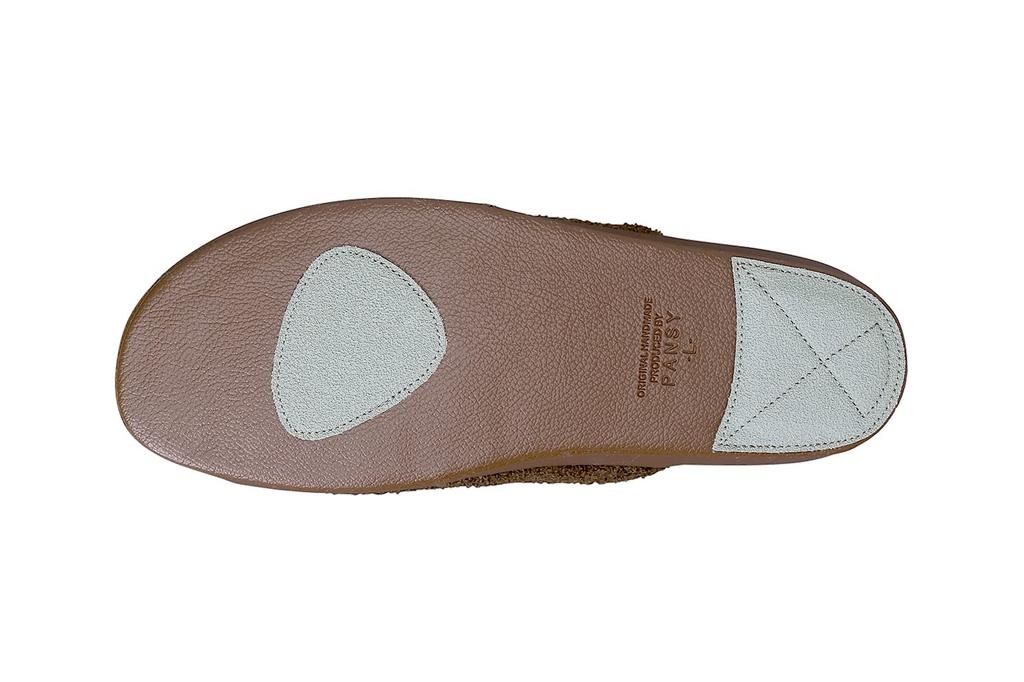 Pansy 9682 Washable Indoor Size Brown Men's Shoes, Pile, LL,