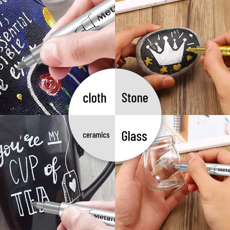 Guan Na 550 Metalické Voděodolné DIY Řemeslné a Doodle Pero na Karty