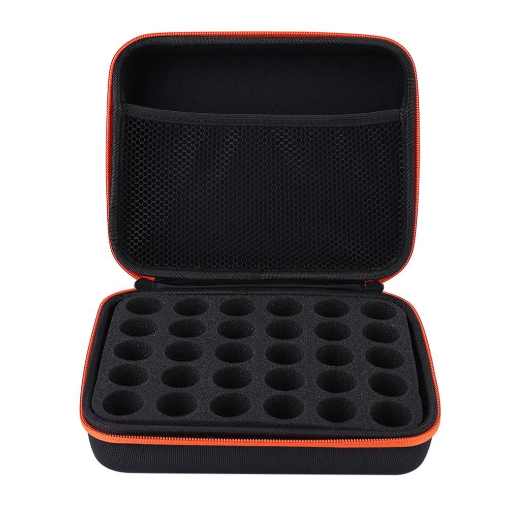 30 Slots Essential Oil Case 5ml 10ml 15ml Hard Shell Roller Bottles Storage Portable Shockproof Perfume Organizer