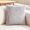 Plush Pillowcase Without Insert Breathable Fabric Cushion Cover Multiple Color Option for Living Room Bedroom Decors