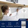 Cable Management Net - Under Desk Wire Management - Flexible Under Desk Cable Management Tray White