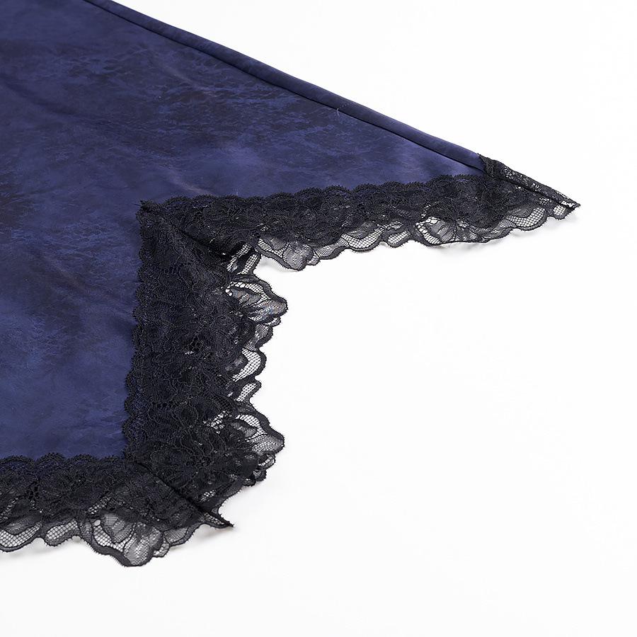 Spring 2025 Women's Fashion Lace Patchwork Slip Dress