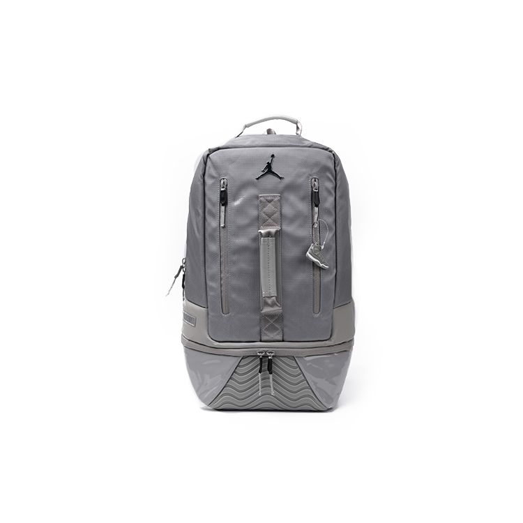 Jordan Aj11 Retro Large Capacity Basketball Backpack With Keychain Unisex Backpacks Cool-Grey DV1872-065 Gray