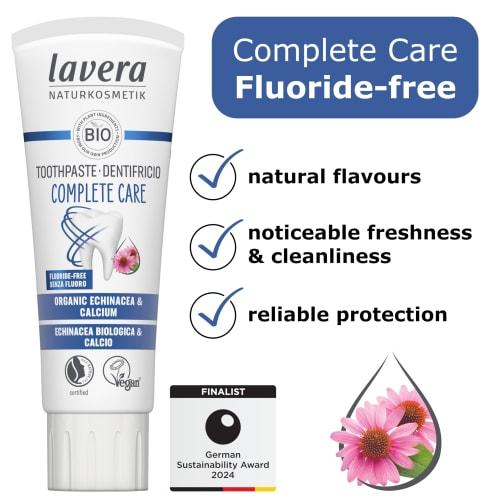 Lavera Toothpaste Complete Care (×) Fluoride-free 75mL *Does Not Represent Effectiveness.