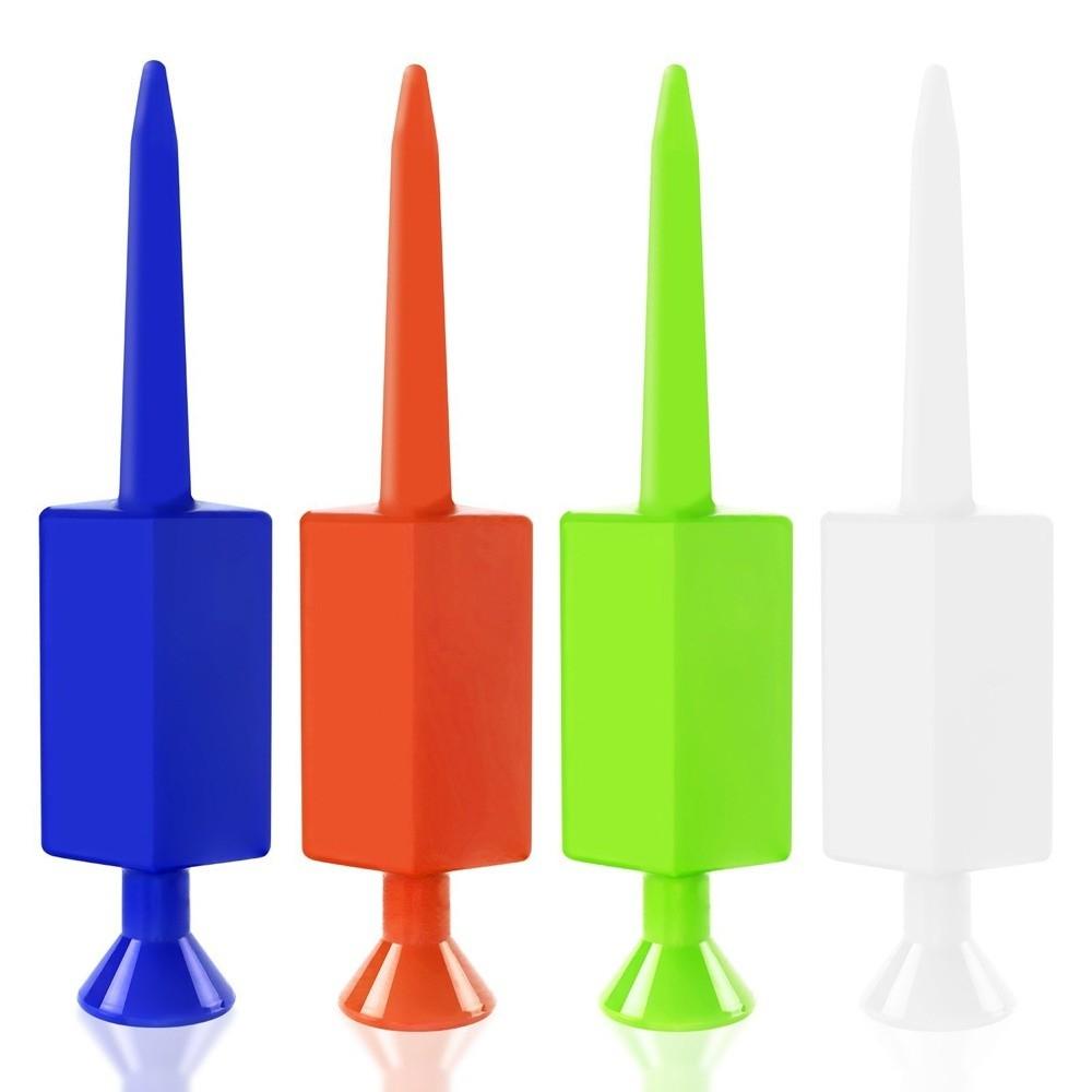 12pcs Enhance Distance Golf Ball Pegs Precise Swing Golf Tee Flat Ball Pegs  Golf Practice