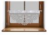 Z17 Kitchen curtain FLOWERS WITH BUTTERFLIES openwork decoration 60x30