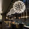 Golden Sparkle Chandelier for Shopping Malls, Hotels, Bars, Clothing Stores, Cafes, Stairs, & Restaurants